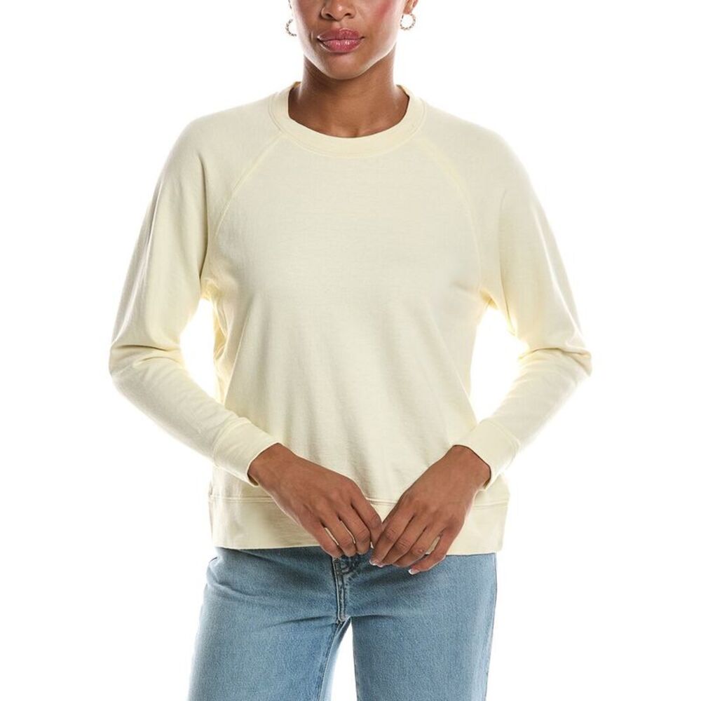 James Perse Womens  French Terry Relaxed Sweatshirt